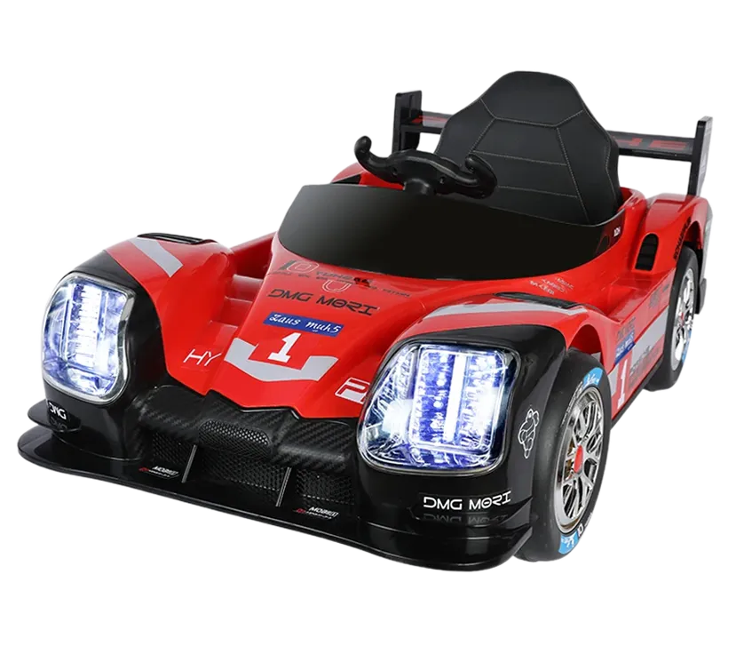 سيارة اطفال سباق احمر